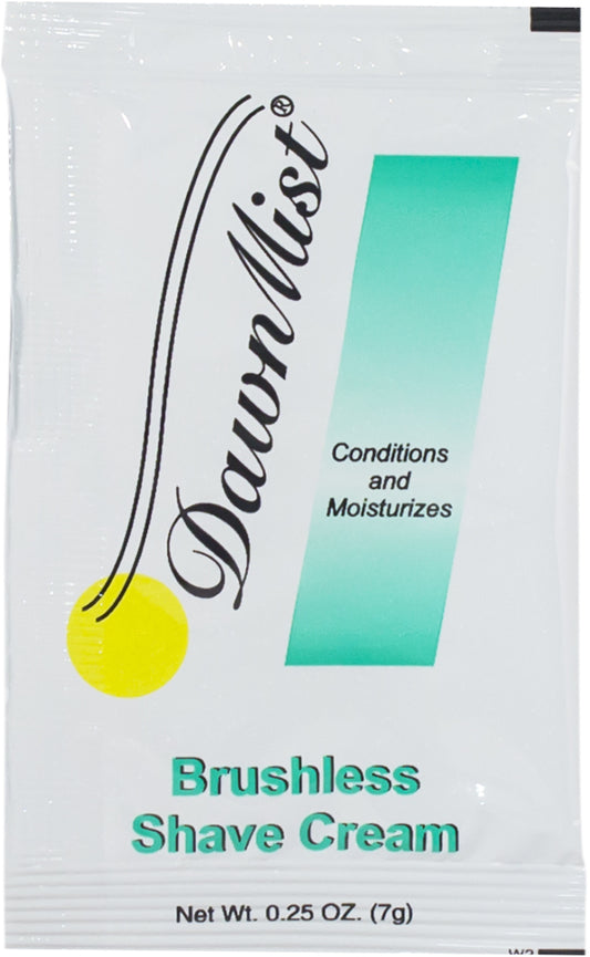 DawnMist Brushless Shave Cream Packet - 0.25 oz